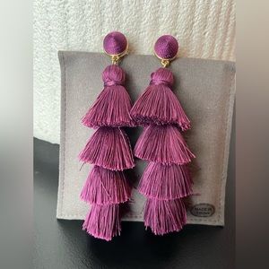 BaubleBar Gabriela Stud Tassel Earrings